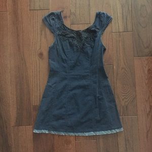 Free People Denim Mini Dress